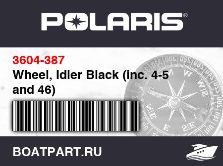 Изображение товара Wheel, Idler Black (inc. 4-5 and 46)