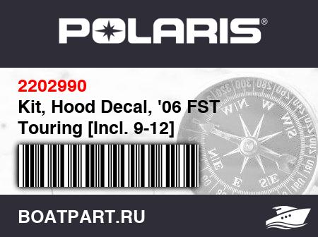 Изображение товара Kit, Hood Decal, '06 FST Touring [Incl. 9-12]