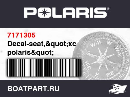 Изображение товара Decal-seat,&quot;xc polaris&quot;