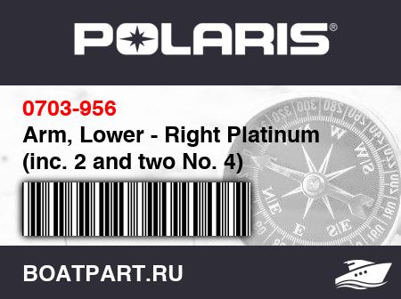Изображение товара Arm, Lower - Right Platinum (inc. 2 and two No. 4)