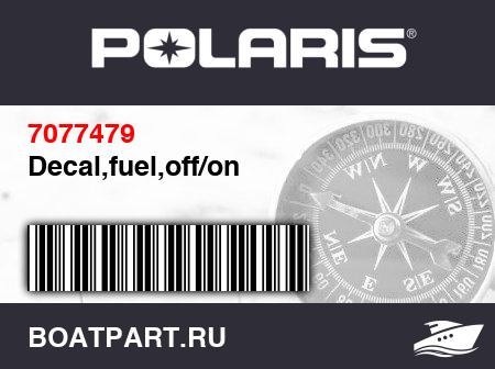 Изображение товара Decal,fuel,off/on