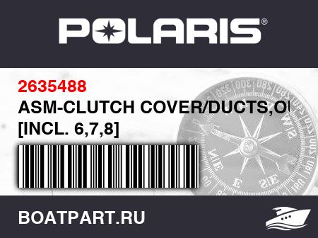 Изображение товара ASM-CLUTCH COVER/DUCTS,OUTER [INCL. 6,7,8]
