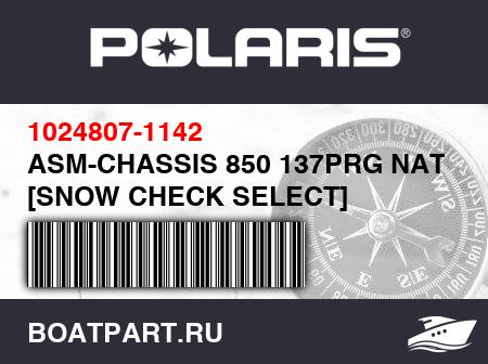 Изображение товара ASM-CHASSIS 850 137PRG NAT/BLK [SNOW CHECK SELECT]