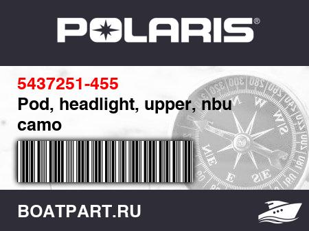 Изображение товара Pod, headlight, upper, nbu camo