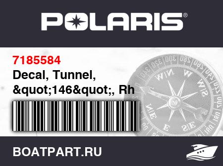 Изображение товара Decal, Tunnel, "146", Rh