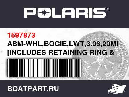 Изображение товара ASM-WHL,BOGIE,LWT,3.06,20MM [INCLUDES RETAINING RING & BEARING]