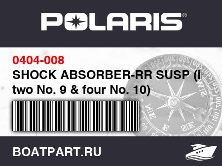 Изображение товара SHOCK ABSORBER-RR SUSP (inc. two No. 9 & four No. 10)