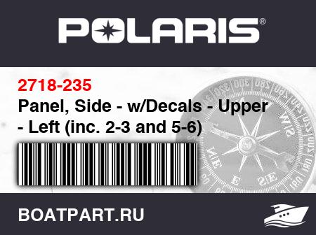 Изображение товара Panel, Side - w/Decals - Upper - Left (inc. 2-3 and 5-6)