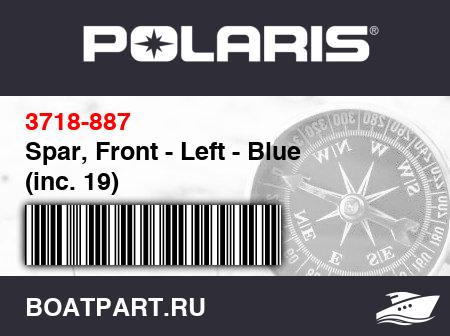 Изображение товара Spar, Front - Left - Blue (inc. 19)