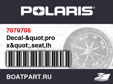 Изображение товара Decal-"pro x",seat,lh
