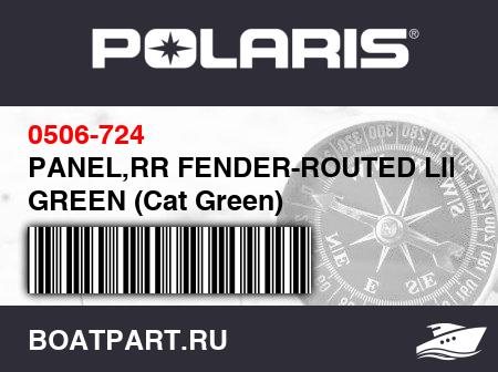 Изображение товара PANEL,RR FENDER-ROUTED LIME GREEN (Cat Green)