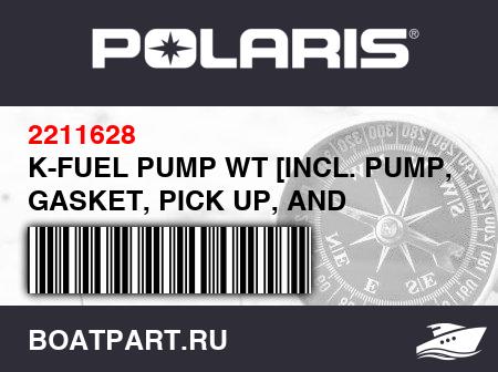 Изображение товара K-FUEL PUMP WT [INCL. PUMP, GASKET, PICK UP, AND INSTRUCTIONS]