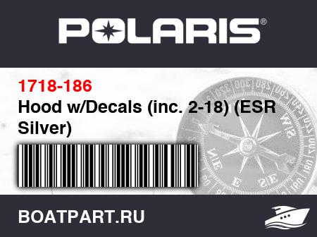 Изображение товара Hood w/Decals (inc. 2-18) (ESR Silver)