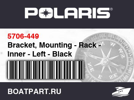 Изображение товара Bracket, Mounting - Rack - Inner - Left - Black