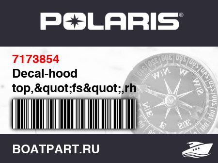 Изображение товара Decal-hood top,&quot;fs&quot;,rh