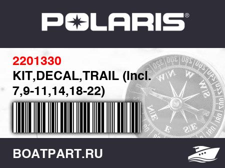 Изображение товара KIT,DECAL,TRAIL (Incl. 7,9-11,14,18-22)