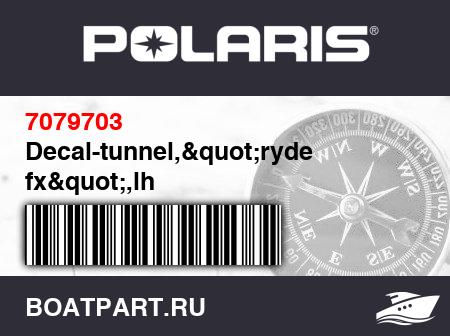 Изображение товара Decal-tunnel,"ryde fx",lh