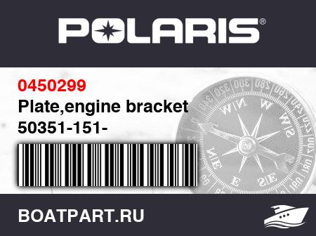 Изображение товара Plate,engine bracket 50351-151-