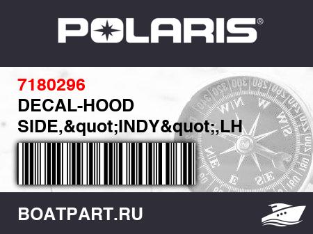 Изображение товара DECAL-HOOD SIDE,"INDY",LH