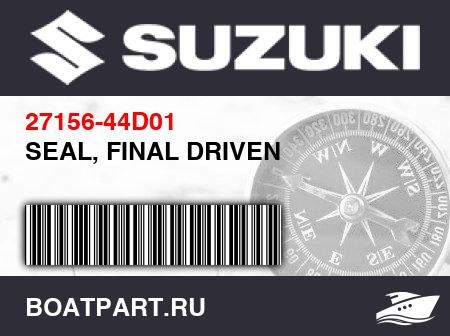 Изображение товара SEAL, FINAL DRIVEN