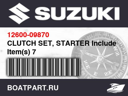 Изображение товара CLUTCH SET, STARTER Includes Item(s) 7