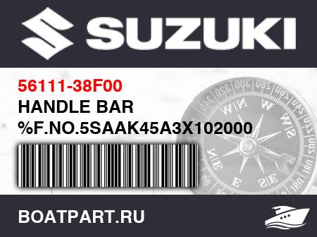 Изображение товара HANDLE BAR %F.NO.5SAAK45A3X102000