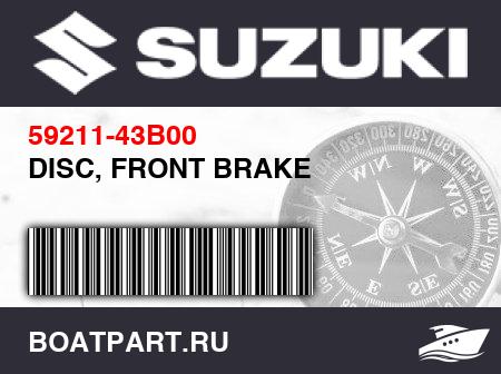 Изображение товара DISC, FRONT BRAKE