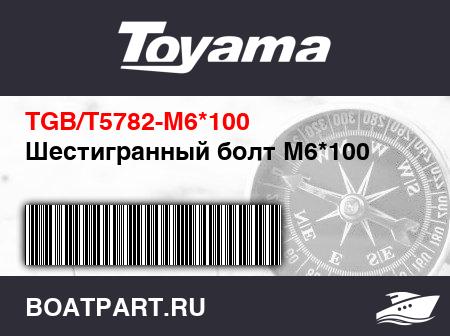 Изображение товара Шестигранный болт M6*100
