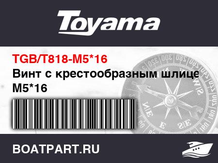 Изображение товара Винт с крестообразным шлицем М5*16