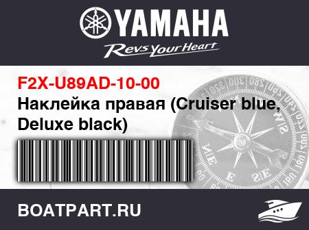 Изображение товара Наклейка правая (Cruiser blue, Deluxe black)