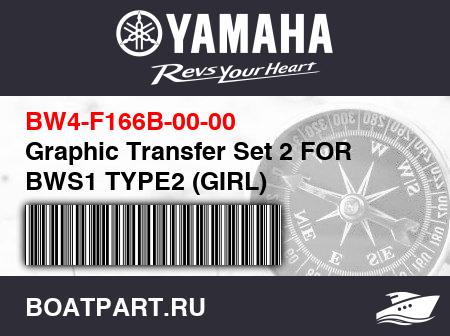 Изображение товара Graphic Transfer Set 2 FOR BWS1 TYPE2 (GIRL)