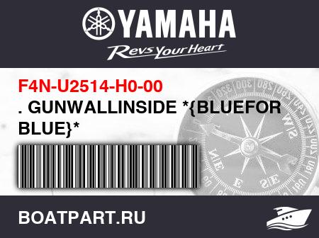 Изображение товара . GUNWALLINSIDE *{BLUEFOR BLUE}*