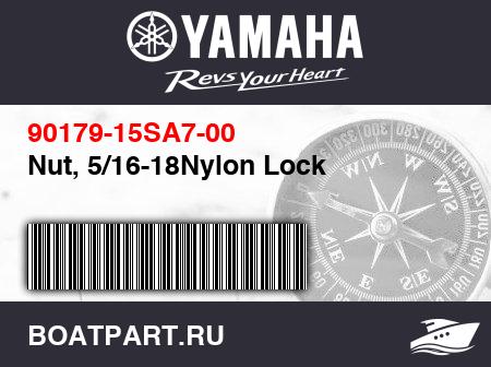 Изображение товара Nut, 5/16-18Nylon Lock