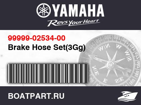 Изображение товара Brake Hose Set(3Gg)